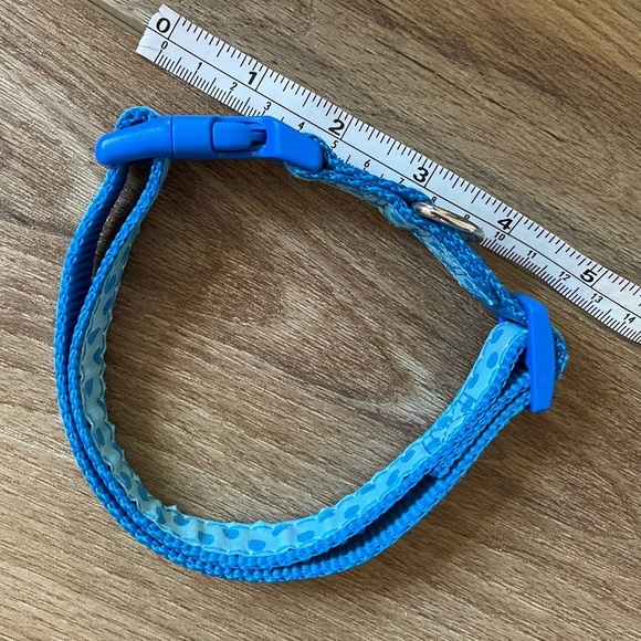 Ruffin’ It blue polka dot Dog Collar size Small or Medium never worn - Picture 4 of 7
